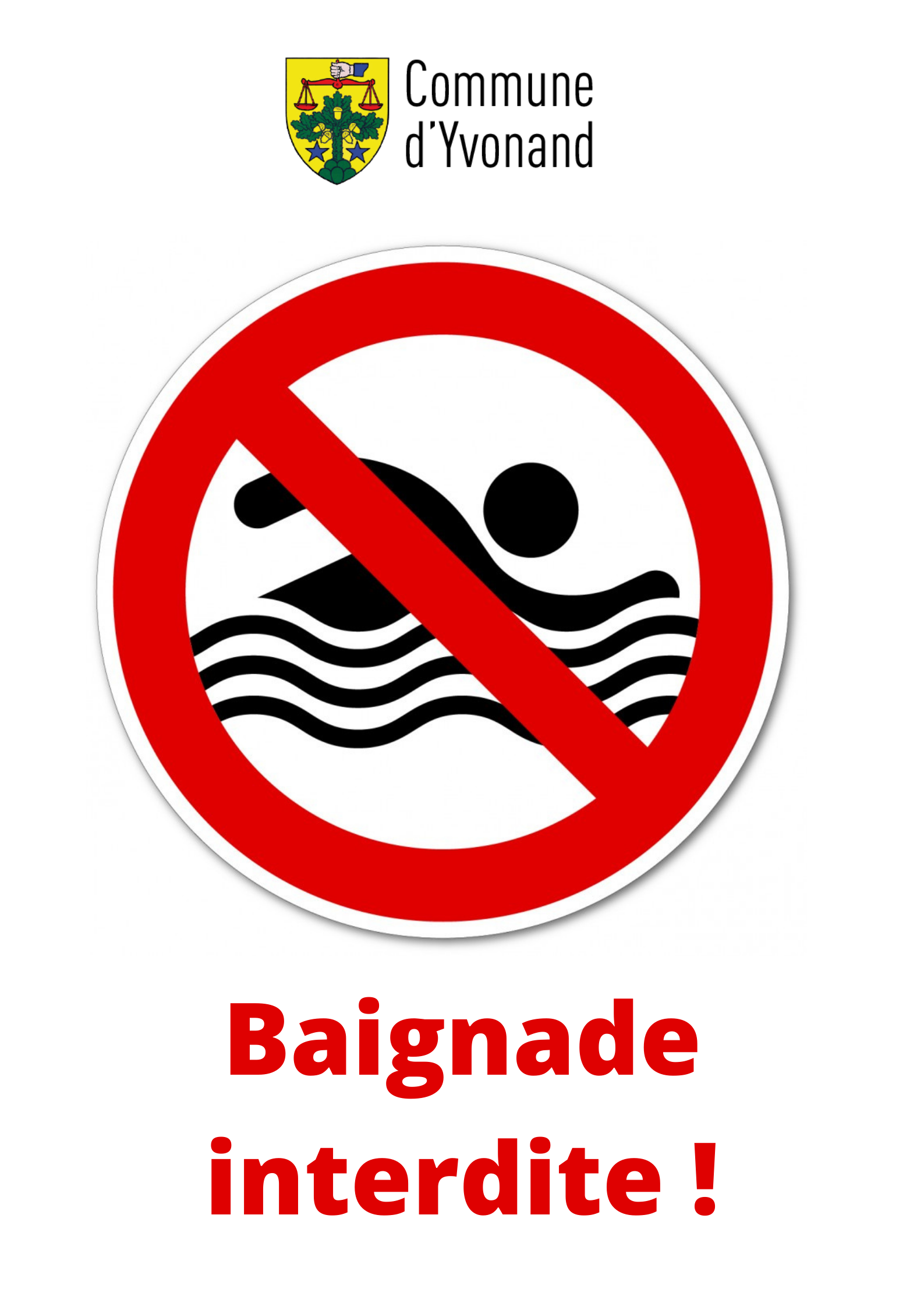 Baignade interdite